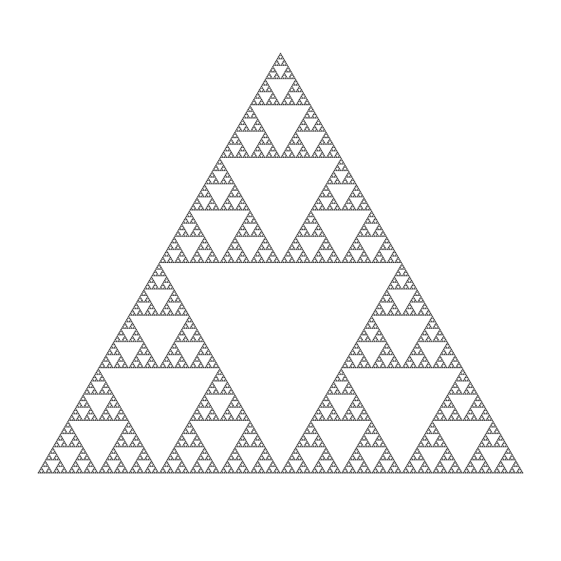 full sierpinski triangle