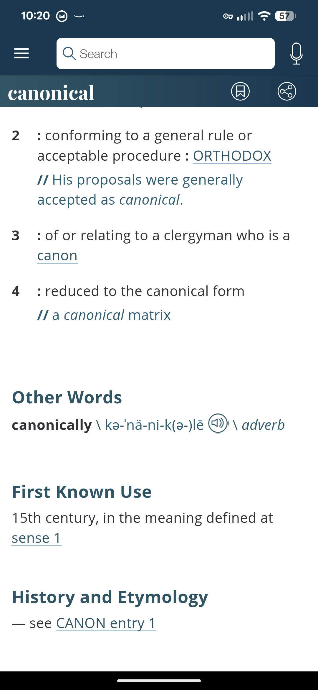 app page for canonical