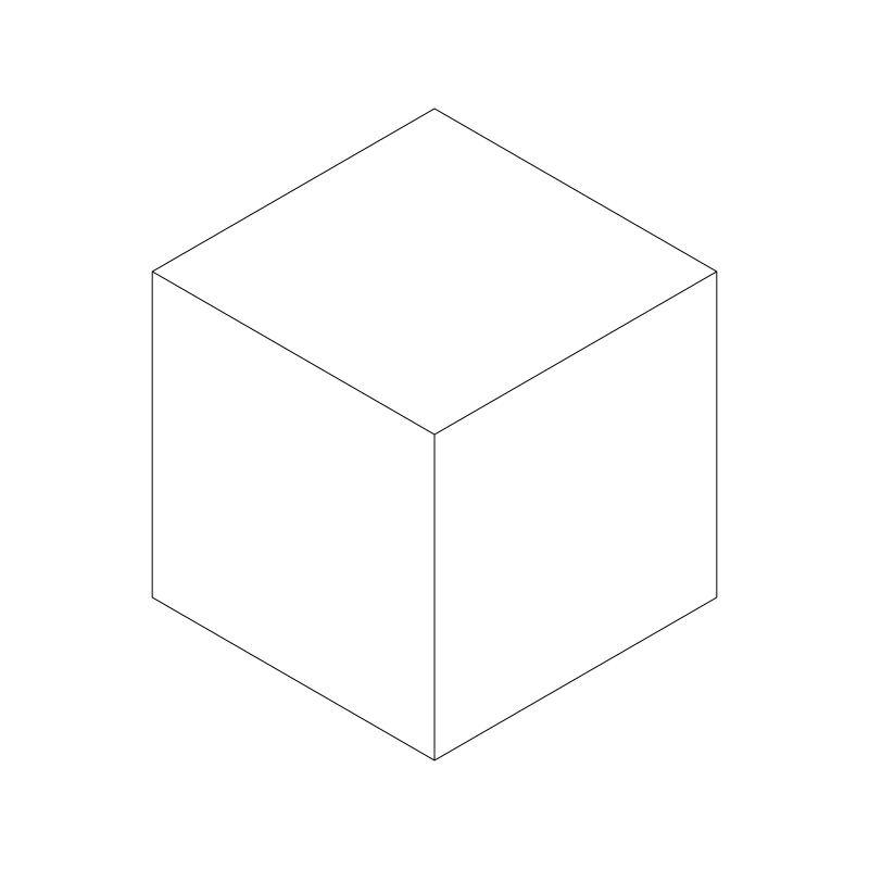 simple isometric box